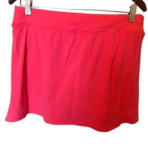 NWT Lands' End Vibrant Pink Coral Swimsuit Skirt Tankini Bottom Size 12